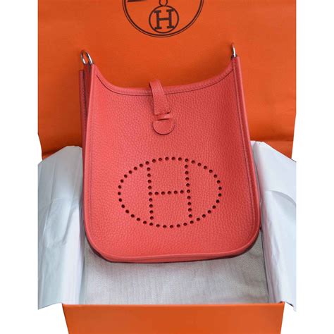 sac hermes toile|pochette Hermes femme.